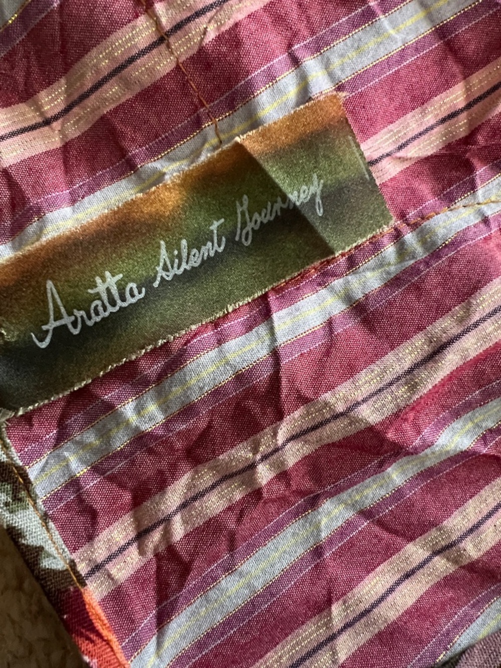 Aratta Silent Journey Floral Wrap Maxi Dress in Mauve Pink with Waist Tie - Picture 6 of 15